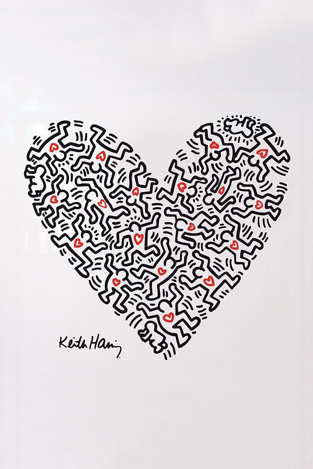 More Wallpaper Collections - Love Keith Haring Art , HD Wallpaper & Backgrounds