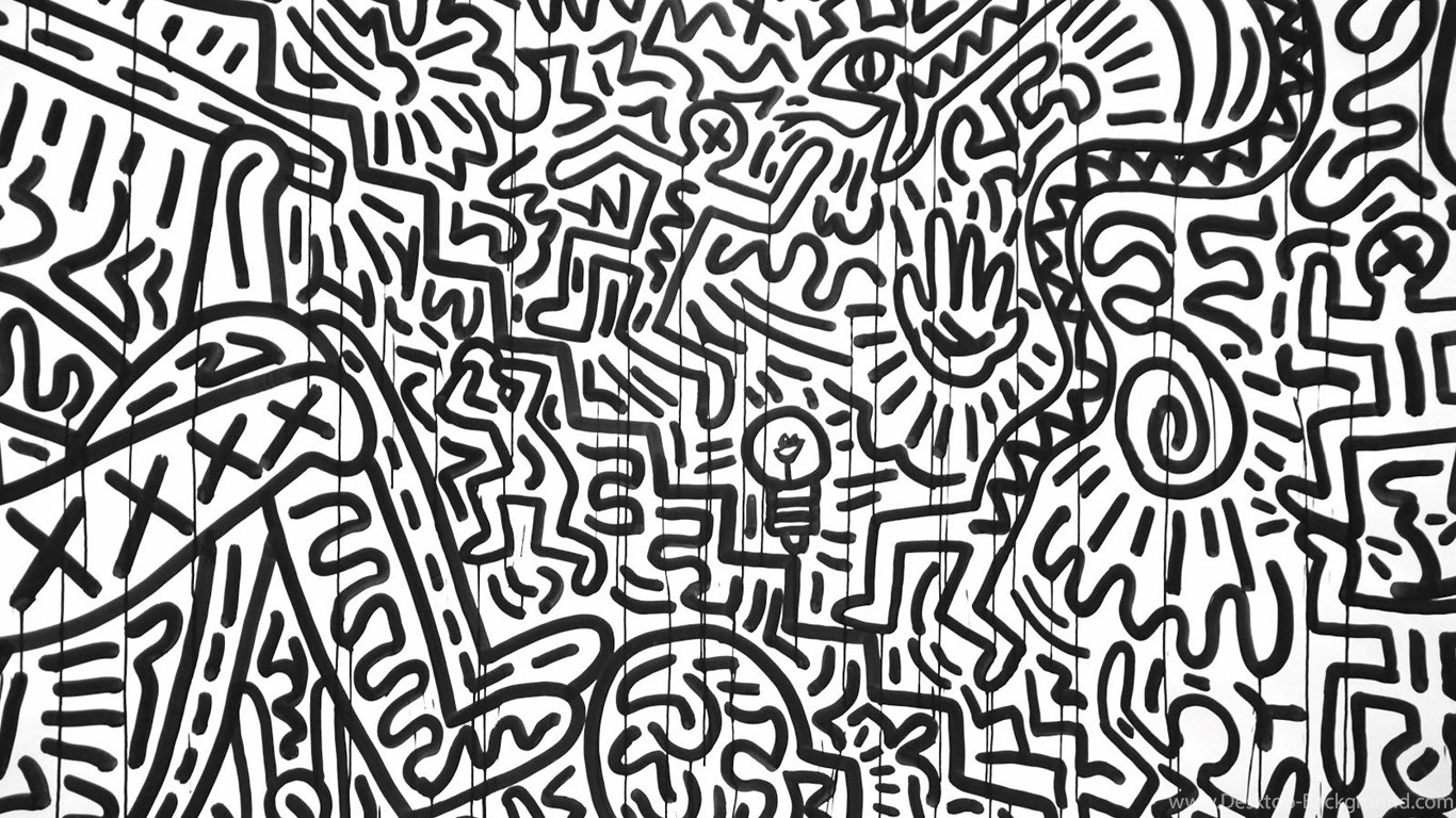 This Remarkable Haring Espresso Set Comes Crafted In - Keith Haring Wallpaper Phone , HD Wallpaper & Backgrounds