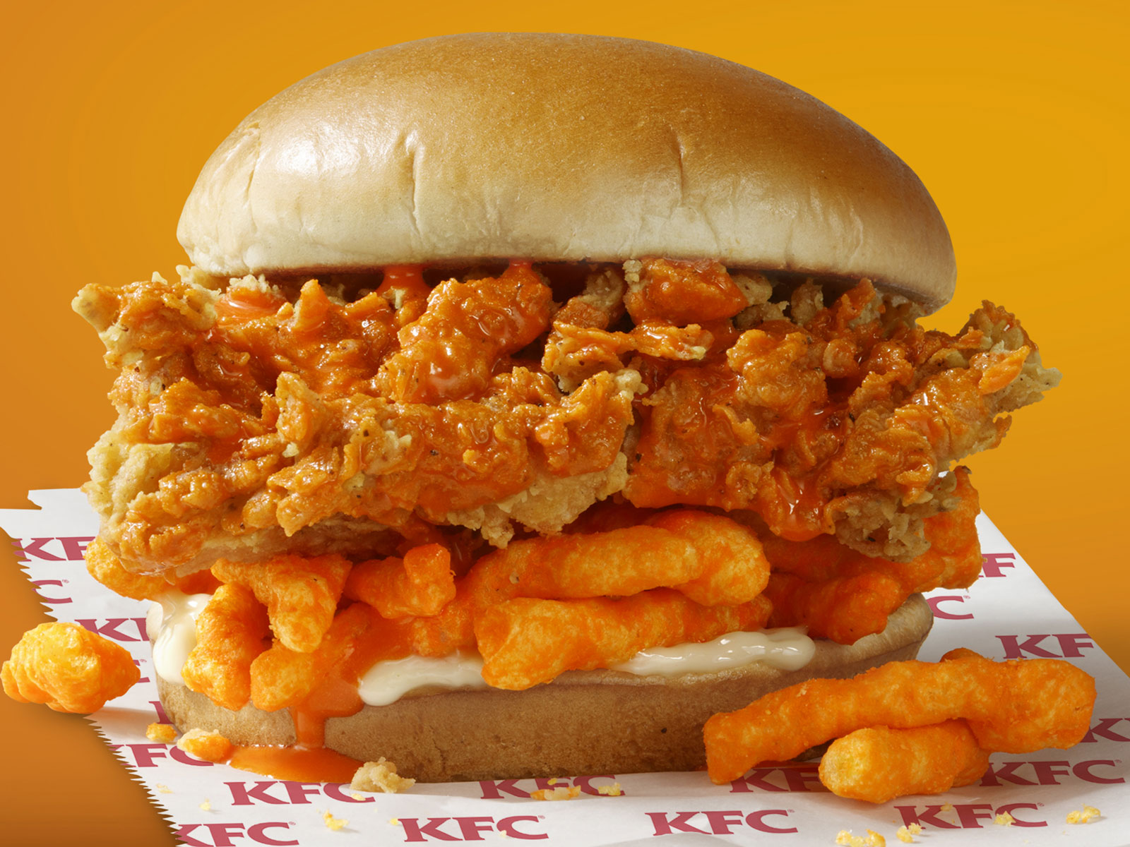Kfc Tests Cheetos Chicken Sandwich - Kfc Cheetos Chicken Sandwich , HD Wallpaper & Backgrounds