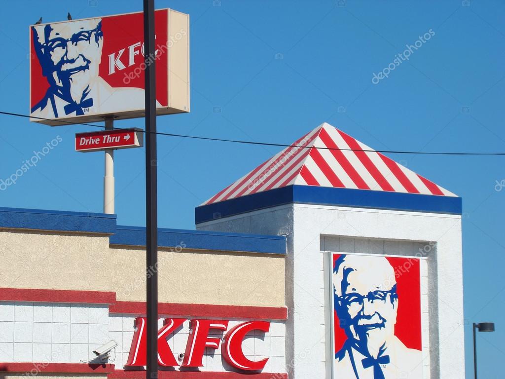 Kfc Fast Food Restaurant Signs Stock Photo - Kfc , HD Wallpaper & Backgrounds