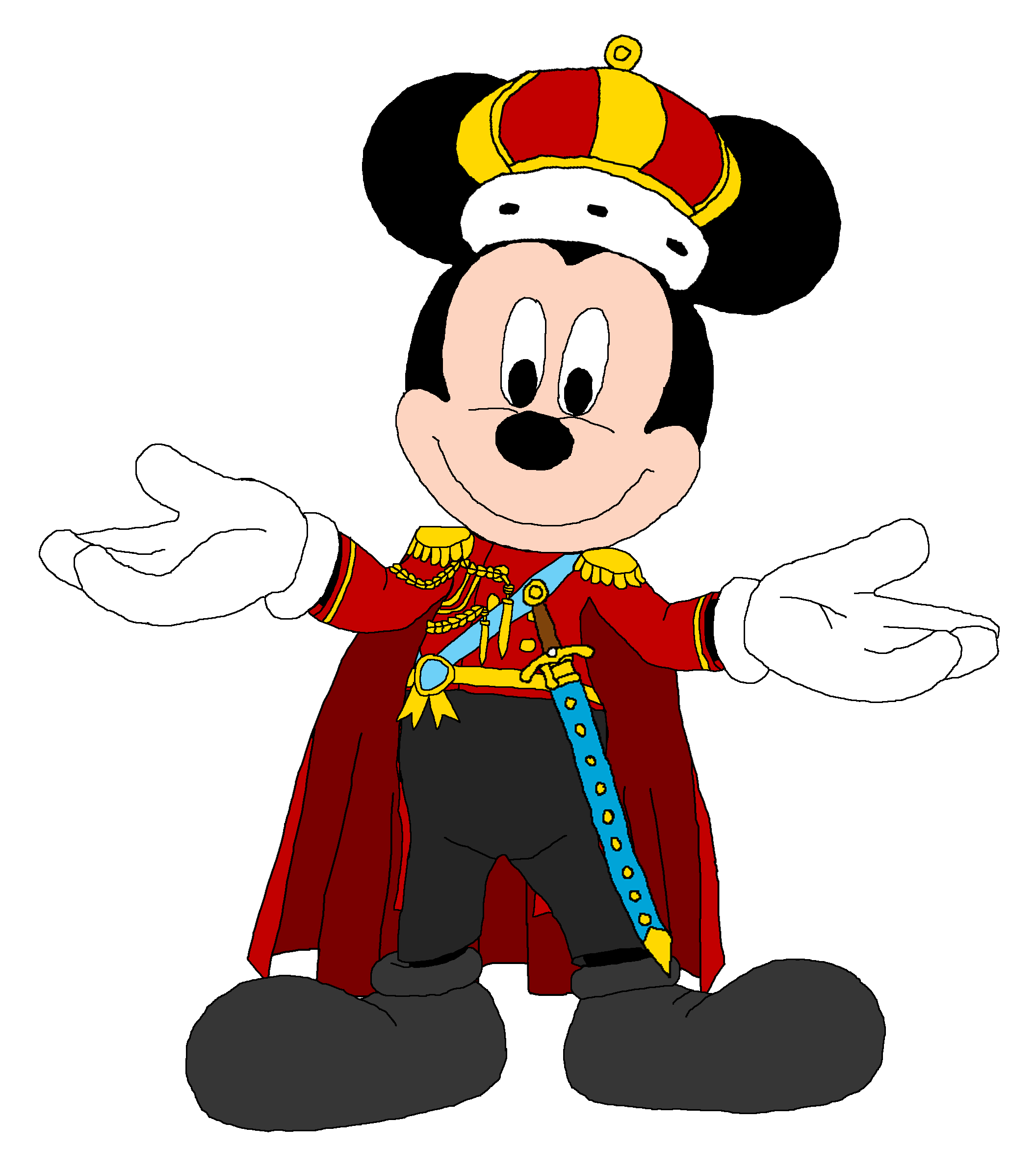 Kingdom Hearts Clipart King Mickey - Prince Mickey Mouse , HD Wallpaper & Backgrounds