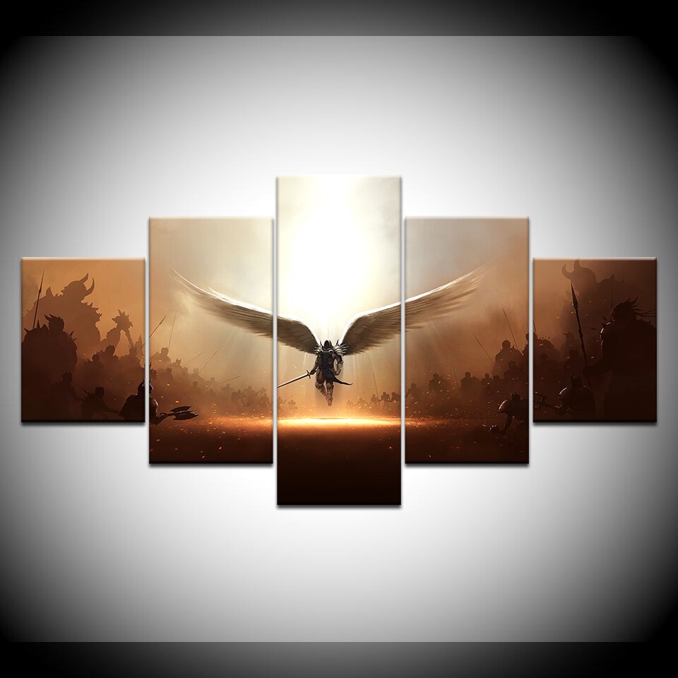 Buy The Game Two Steps From Hell Archangel 5 Panels - Char Farishton Ke Naam , HD Wallpaper & Backgrounds