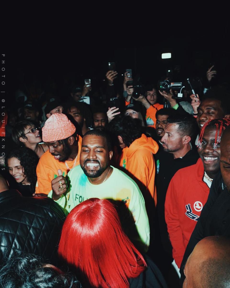 Kanye West & Kim Kardashian Host Big Sean, Nas, Kid - Kanye West Ye Listening Party , HD Wallpaper & Backgrounds