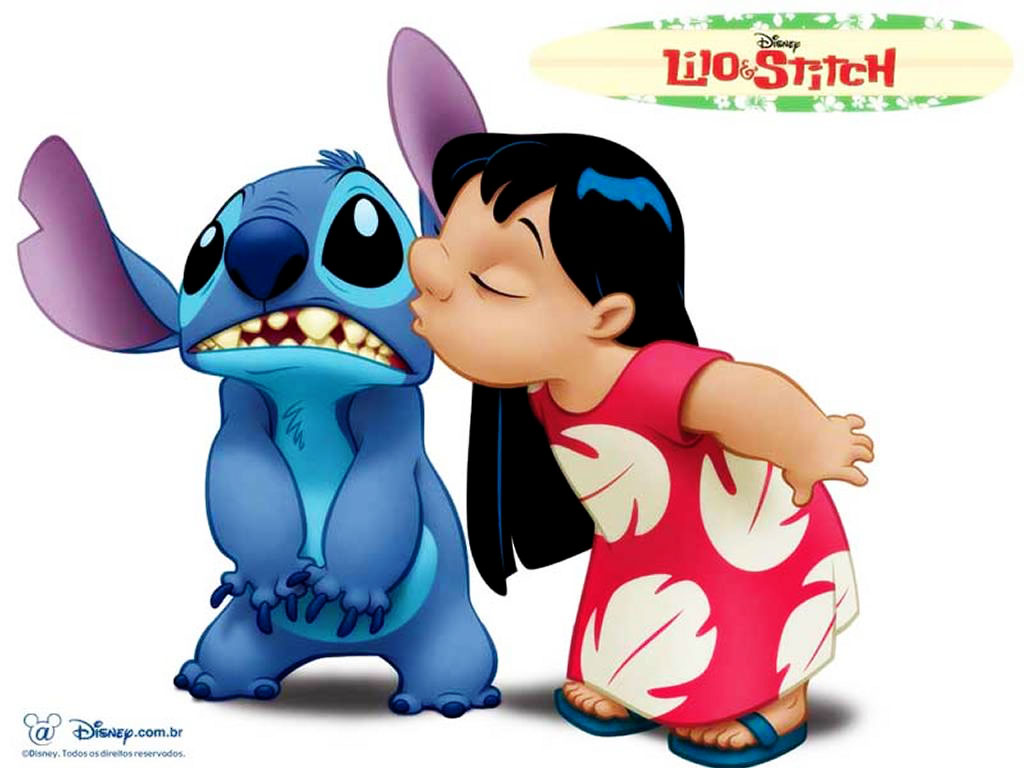 Lilo And Stitch Kiss - Lilo Stitch , HD Wallpaper & Backgrounds