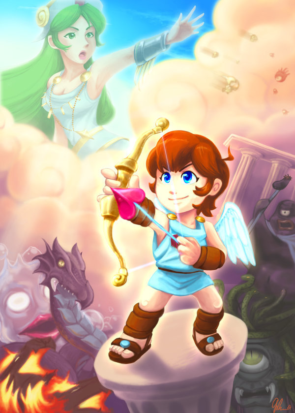 Kid Icarus Images 678907 Hd Wallpaper And Background - Cartoon , HD Wallpaper & Backgrounds
