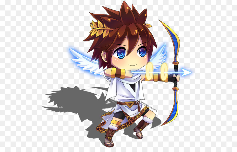 Png - Kid Icarus Chibi , HD Wallpaper & Backgrounds