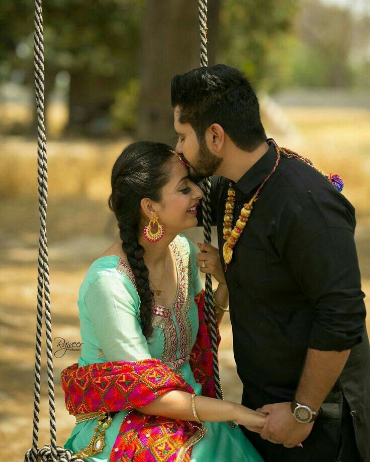 ❤$ťuñń¡ğ Cøúp£€$❤ In 2019 - Romantic Punjabi Couple Pics Hd , HD Wallpaper & Backgrounds