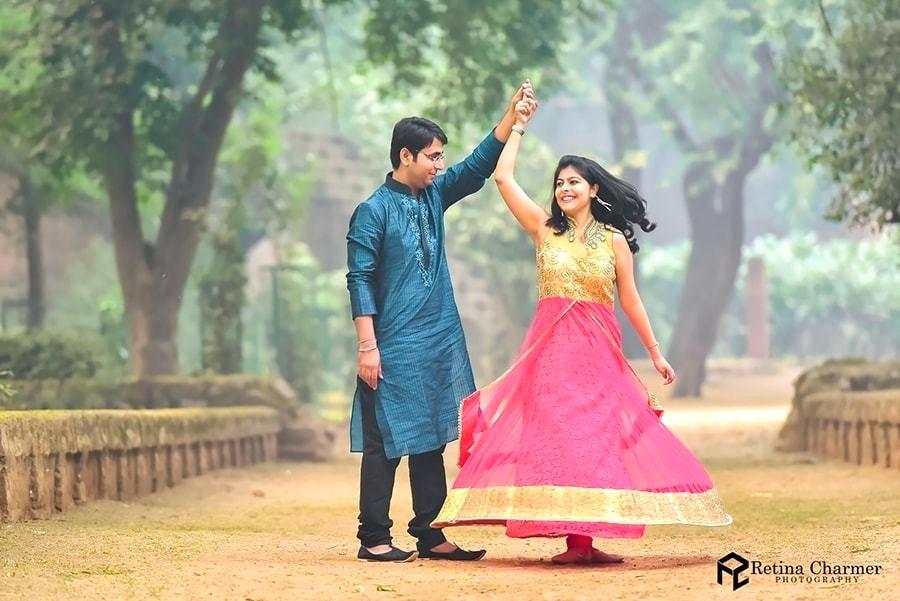 Punjabi Couple In Wedding Dress Couple Best Wedding - Punjabi Couples Pre Wedding , HD Wallpaper & Backgrounds
