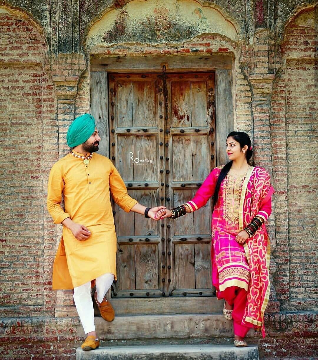 Nav Jivan Punjabi Wedding Couple, Punjabi Couple, Romantic - Punjabi Love Couple Images Hd , HD Wallpaper & Backgrounds