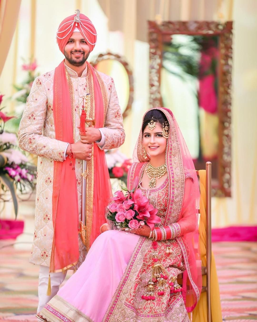 8,166 Likes, 23 Comments - Instagram Punjabi Marriage Couple , HD Wallpaper & Backgrounds