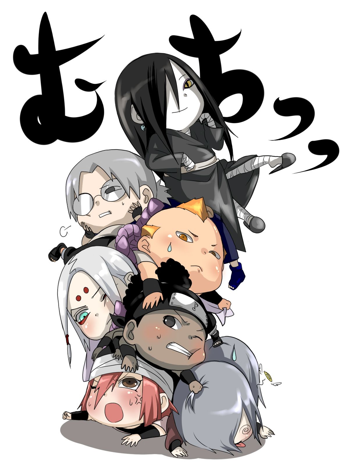 Chibi Orochimaru, Kabuto, Kidoumaru Jirobou, Kimimaro, - Kabuto X Tayuya , HD Wallpaper & Backgrounds