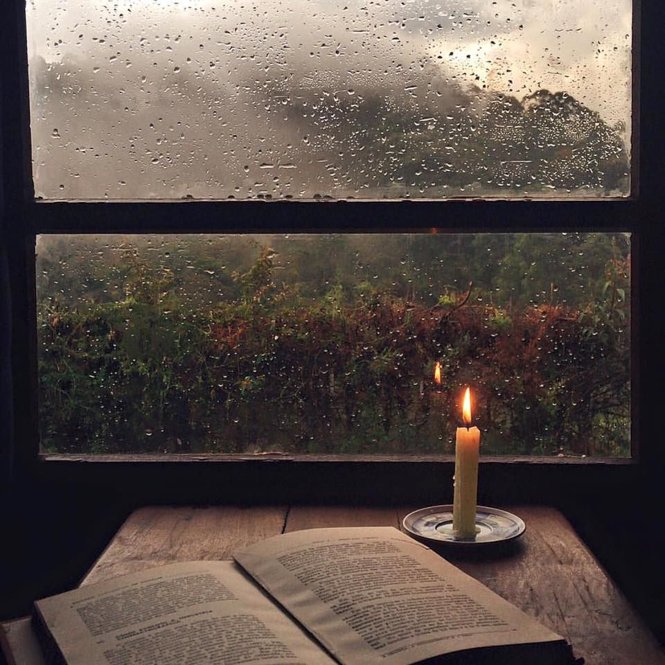 Rainy Days Should Be Spent At Home With A Cup Of Tea - Rain And Candle , HD Wallpaper & Backgrounds
