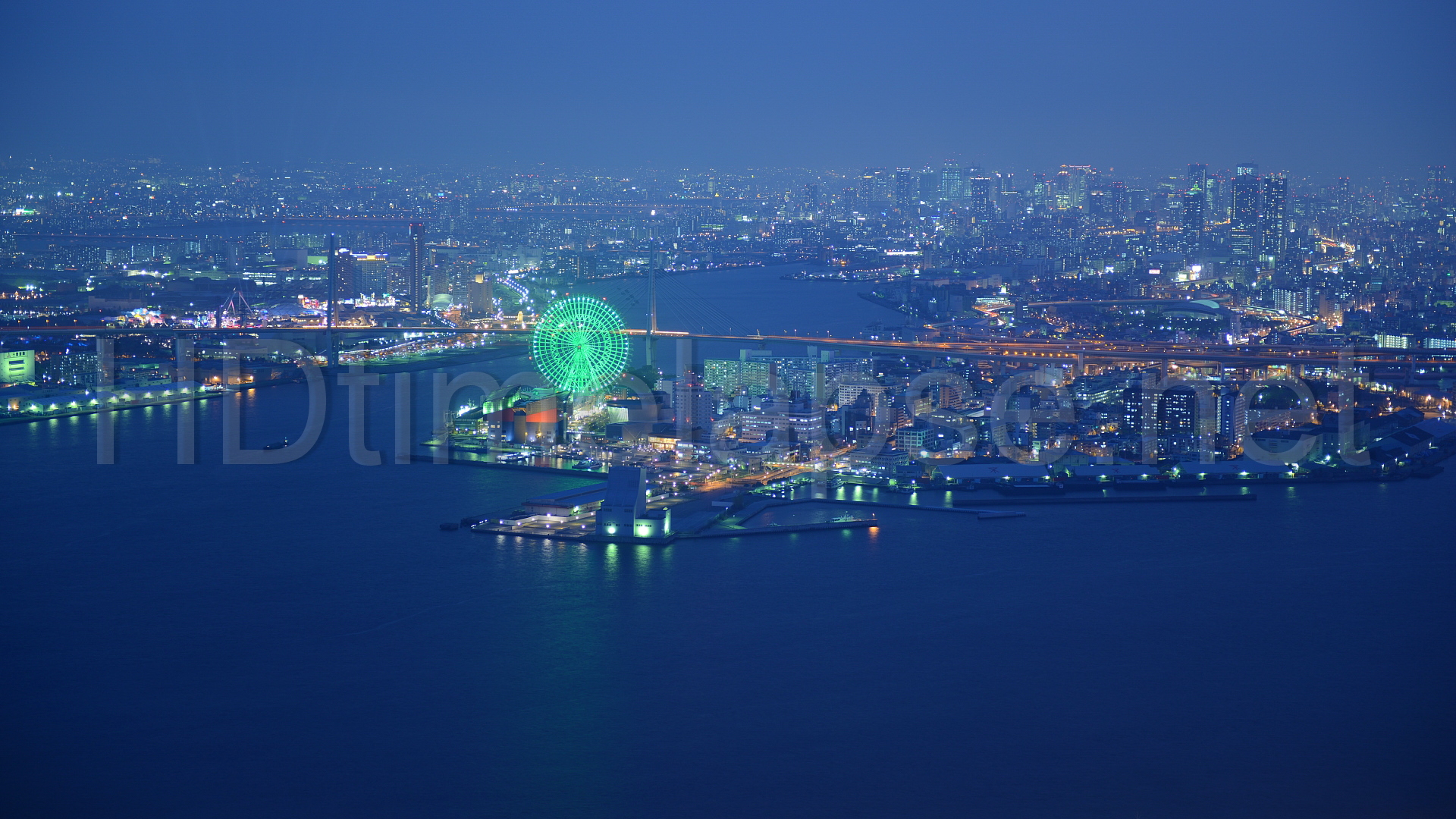 Tempozan Ferris Wheel - Osaka Prefectural Government Sakishima Building , HD Wallpaper & Backgrounds