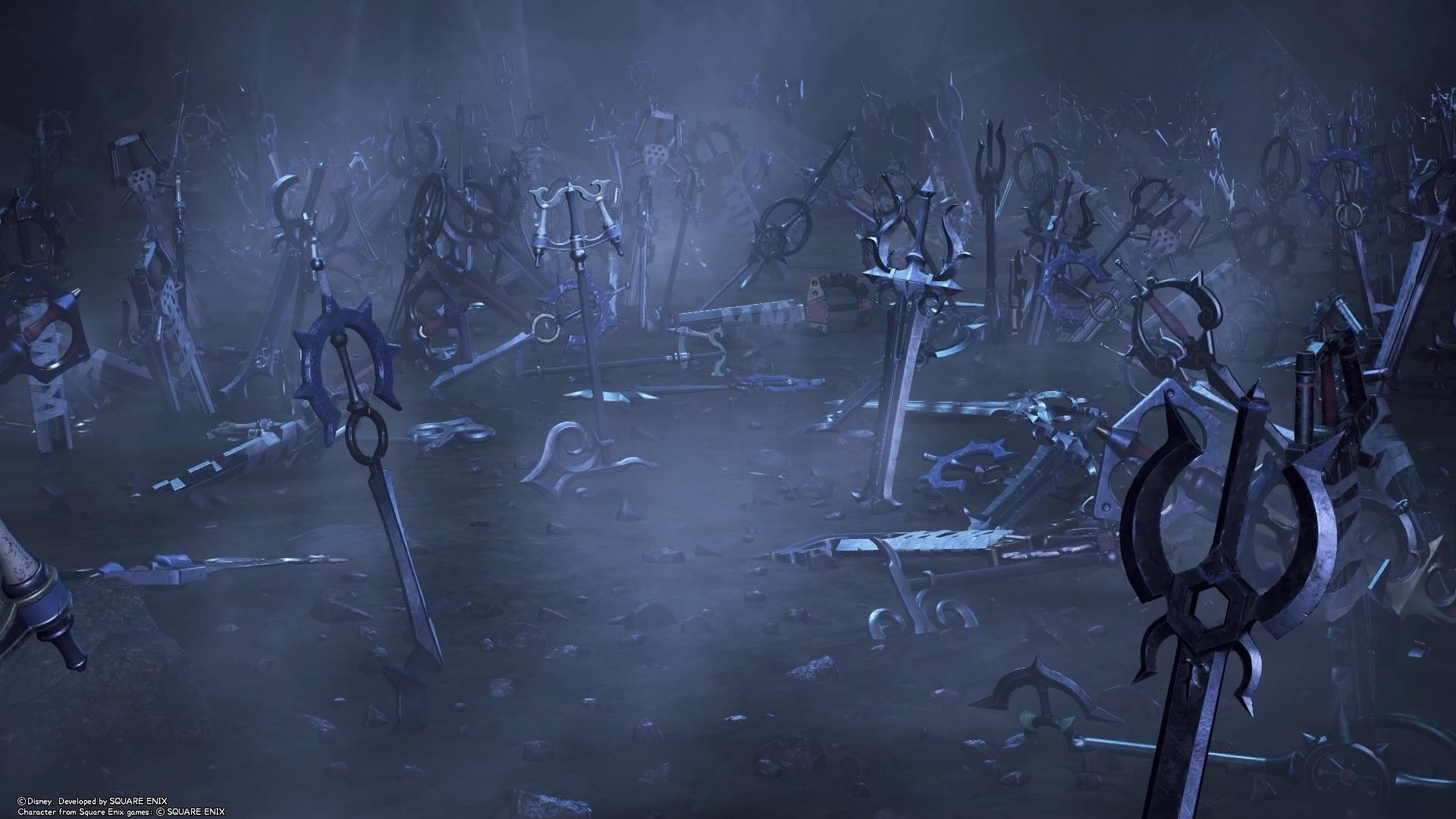Keyblade Graveyard By Fu-reiji - Kingdom Hearts 4 Keyblades , HD Wallpaper & Backgrounds
