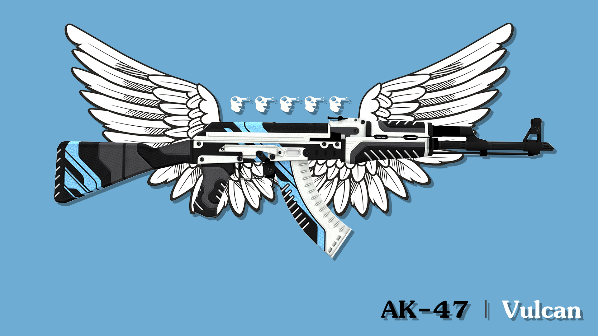 Vulcan Wallpaper - Ak 47 Vulcan Background , HD Wallpaper & Backgrounds