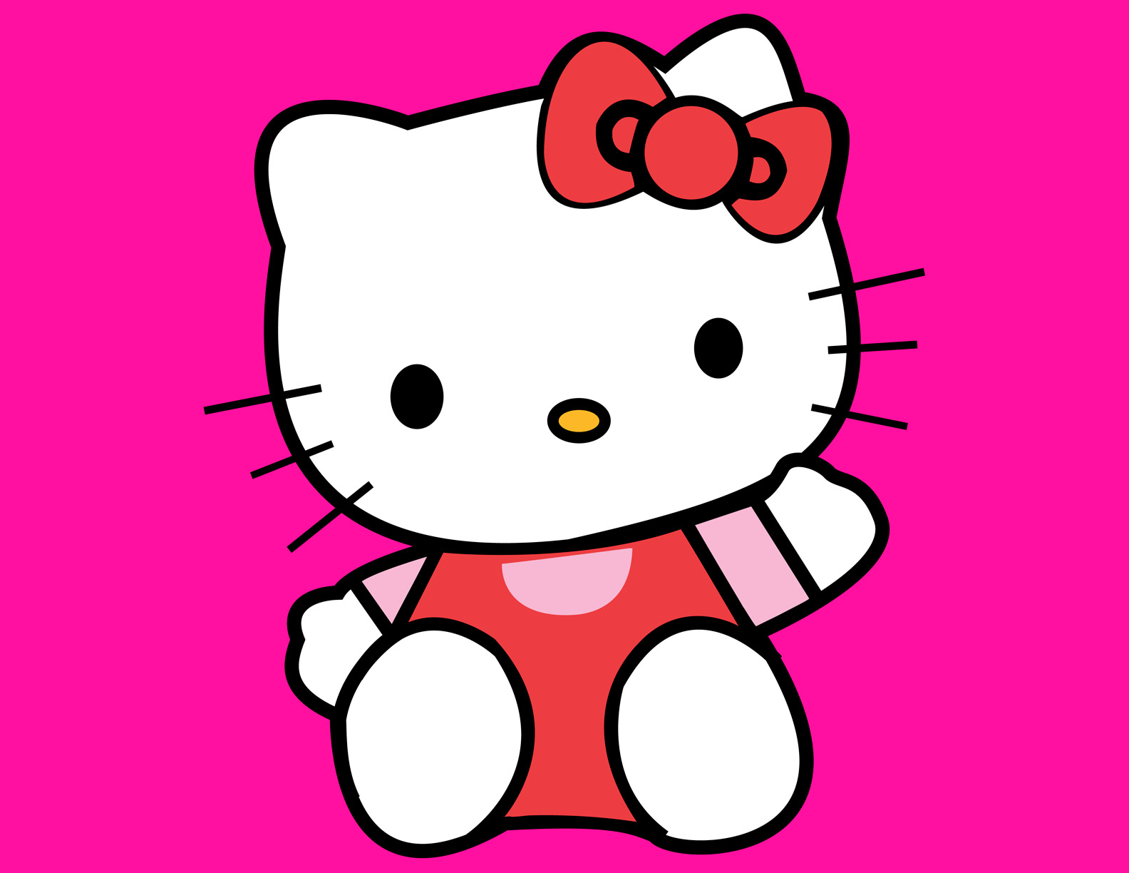 Hello Kitty Pink Wallpaper - Hello Kitty Pink Love , HD Wallpaper & Backgrounds