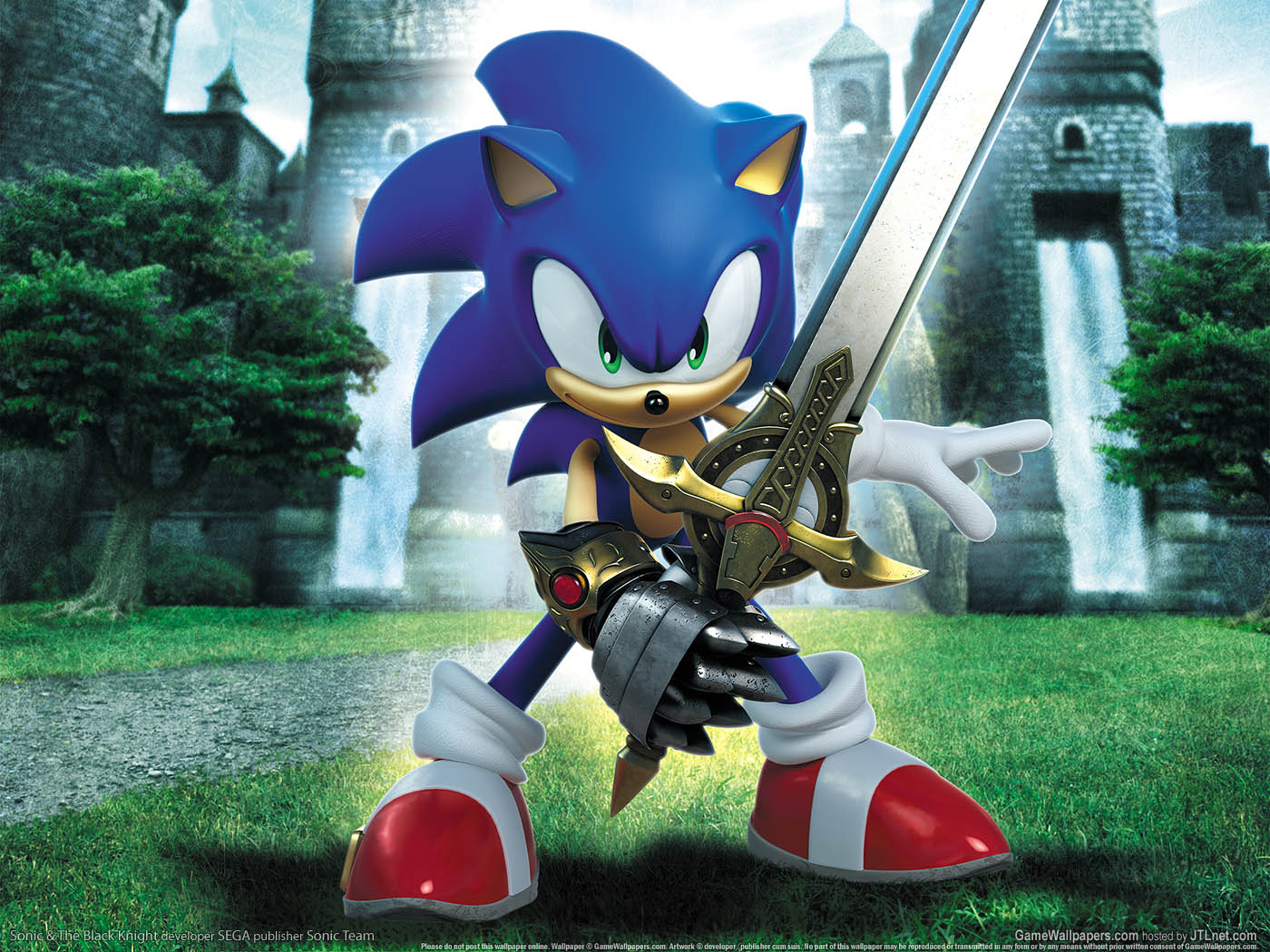 Sonic & The Black Knight - Sonic And The Black Knight Cover , HD Wallpaper & Backgrounds
