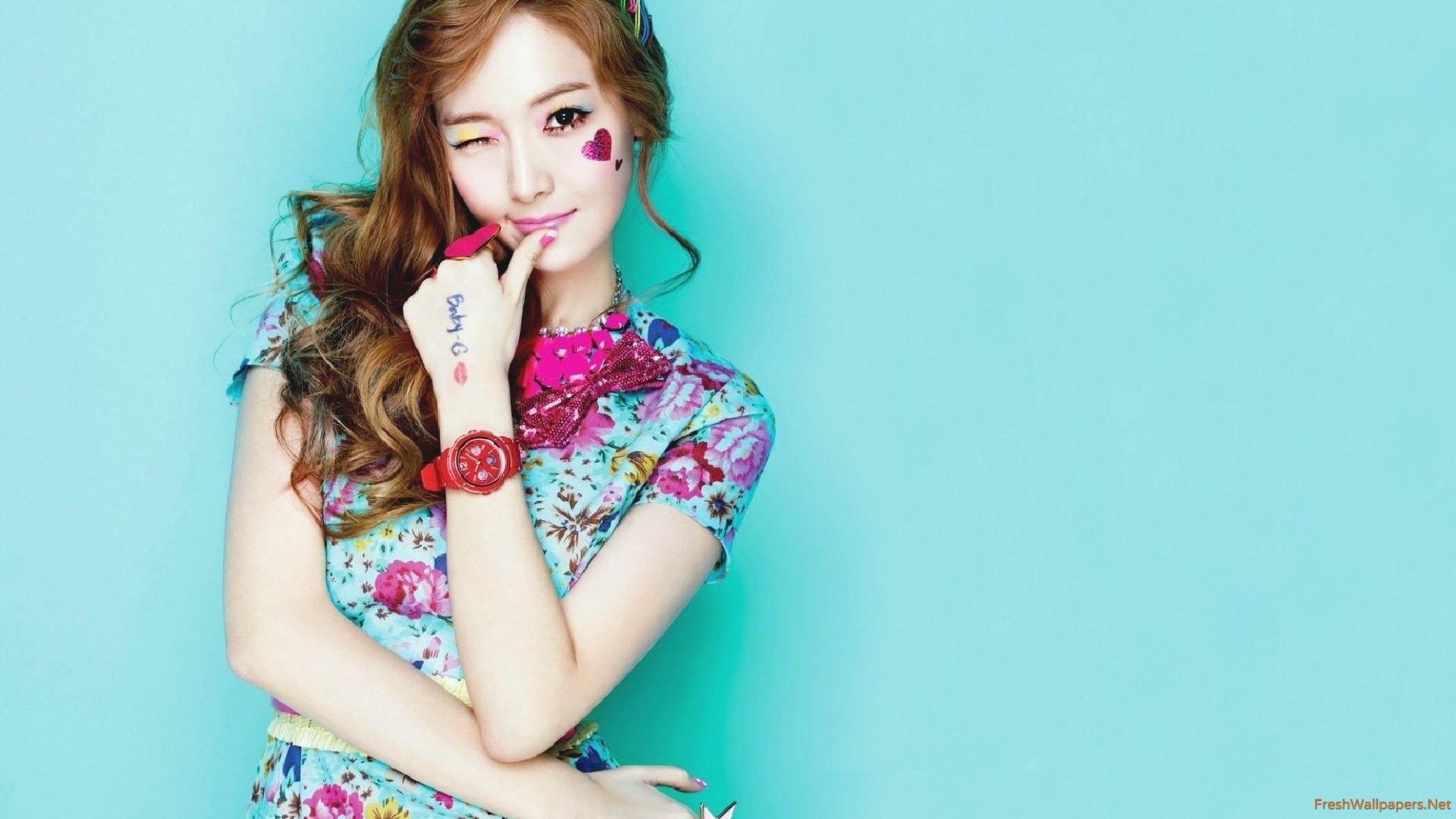 Jessica Jung Wallpapers - Girls Generation Baby G Kiss Me , HD Wallpaper & Backgrounds