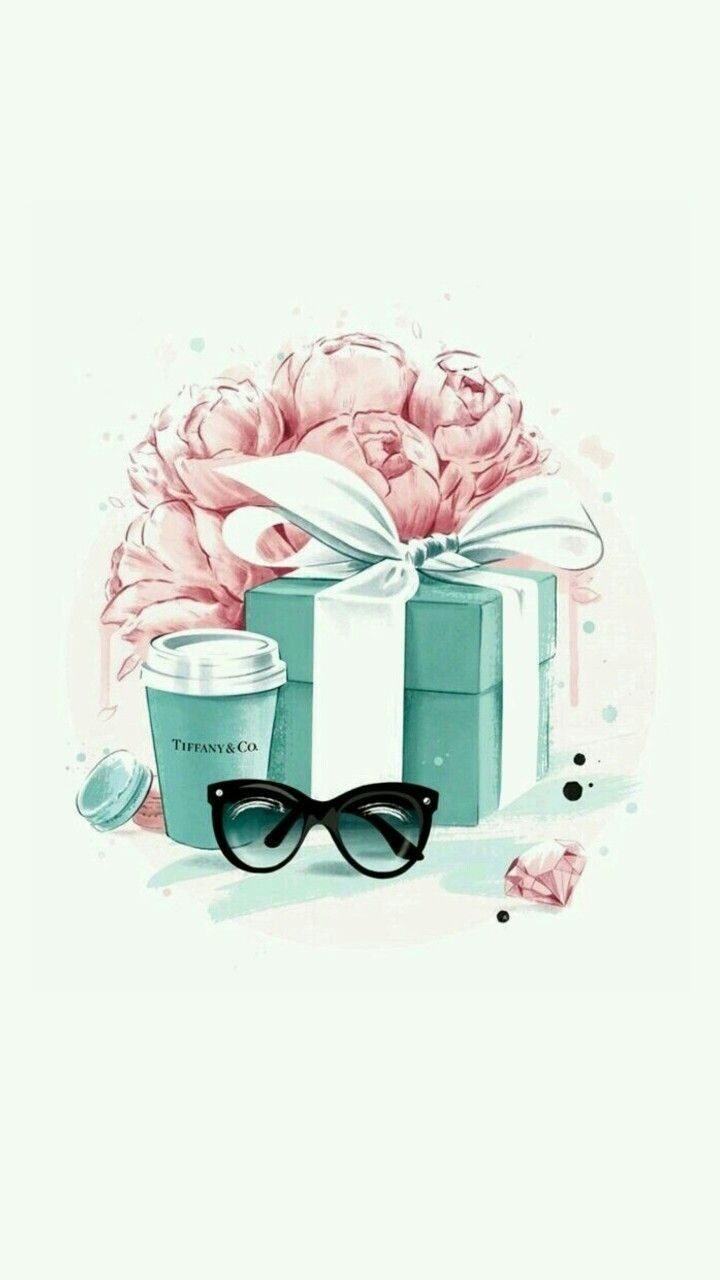 Wallpaper Iphone Happy Birthday To Me 💗 - Tiffany And Co Illustrations , HD Wallpaper & Backgrounds