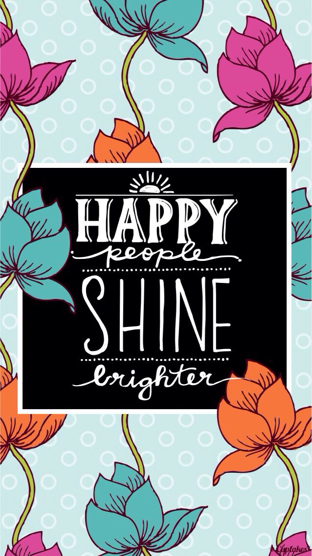 Quotes Of The Day Description - Happy People Shine Brighter , HD Wallpaper & Backgrounds