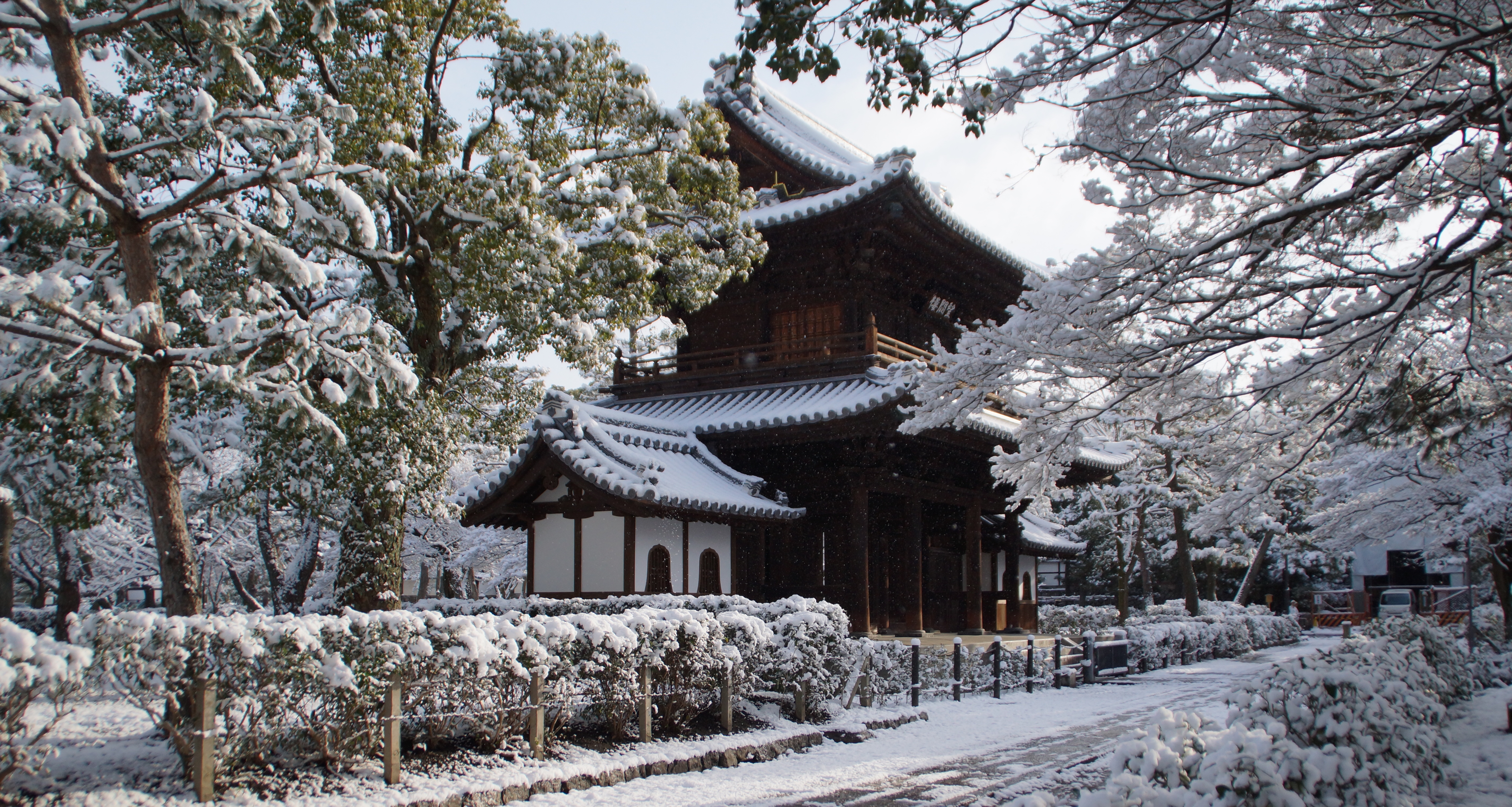 Kennin-ji Temple 5k Retina Ultra Hd Wallpaper - Kyoto Winter Hd , HD Wallpaper & Backgrounds
