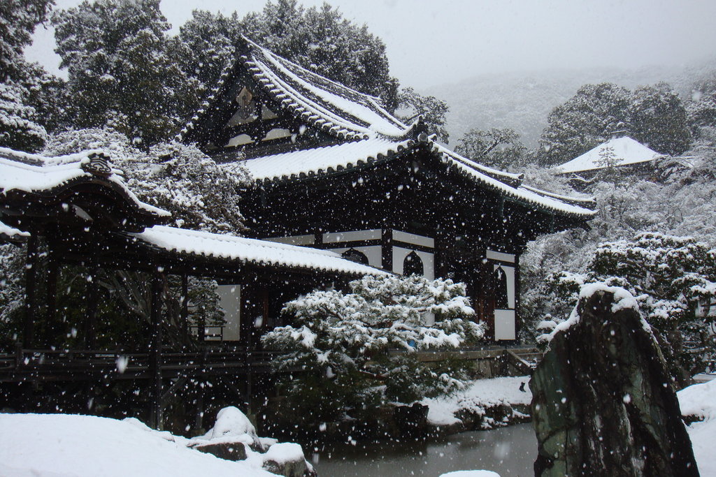 Sinna's Soiree Images Kyoto Winter Snow Hd Wallpaper - Kōdai-ji , HD Wallpaper & Backgrounds