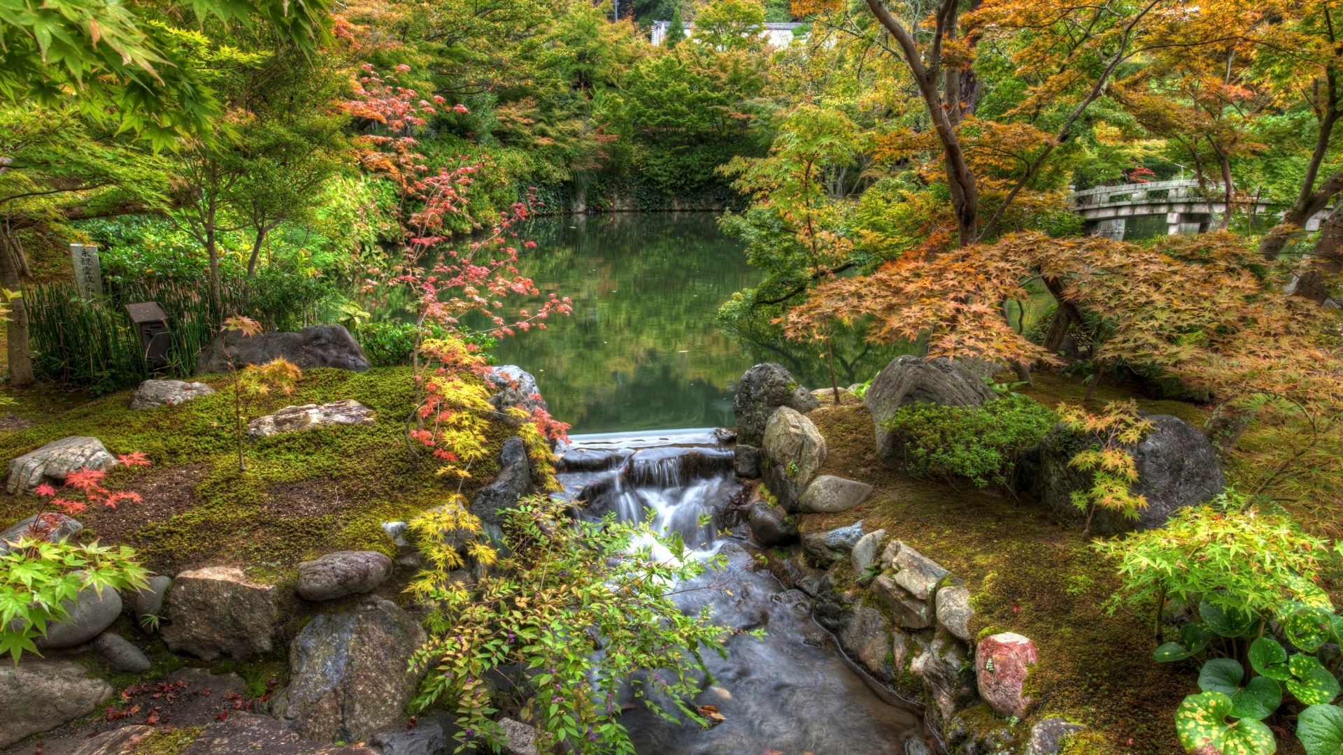 Kyoto Japan 1080p Hd Wallpaper Background - Zen Garden Wallpaper Phone , HD Wallpaper & Backgrounds