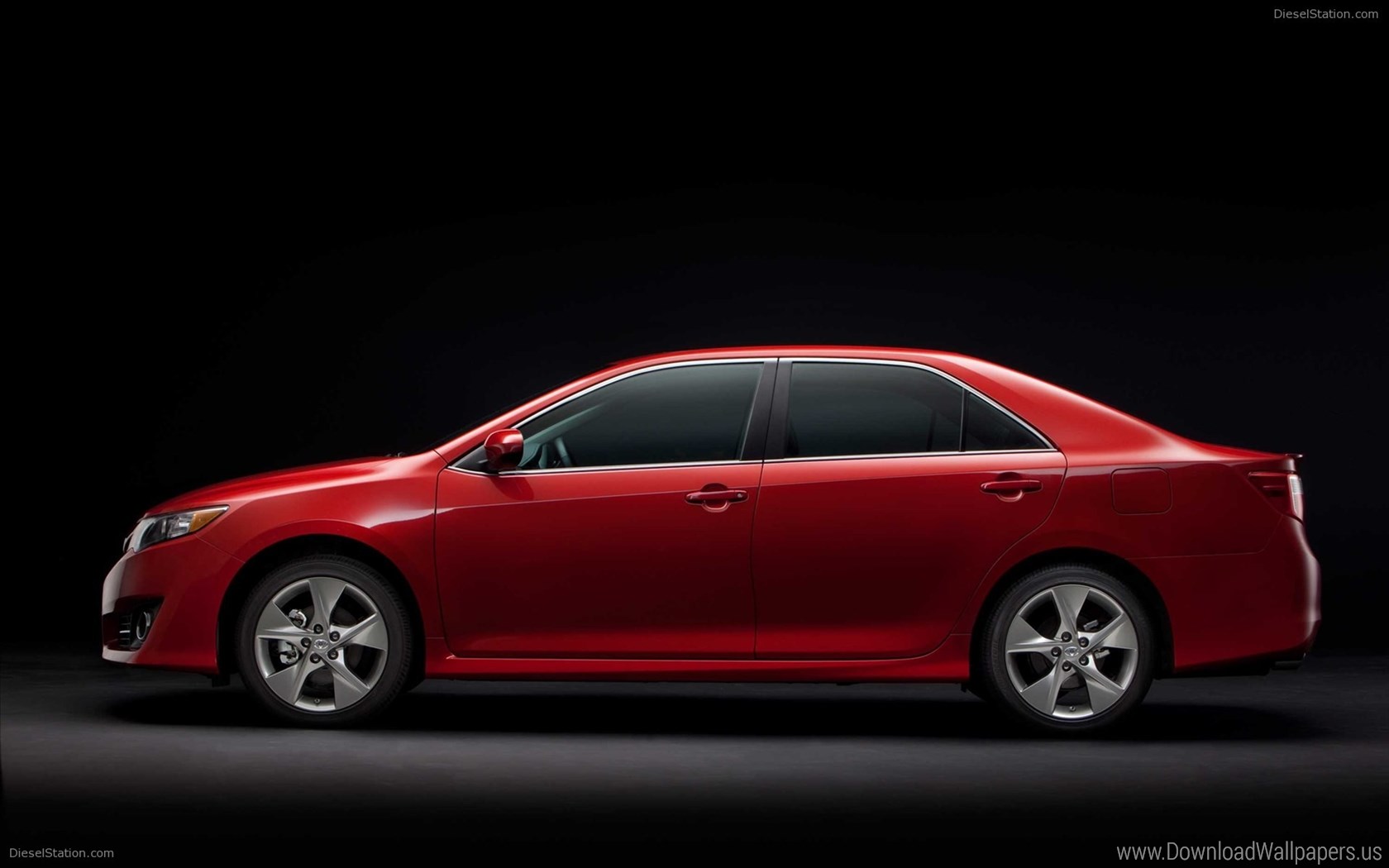 Download Widescreen - Toyota Camry 2014 Side View , HD Wallpaper & Backgrounds