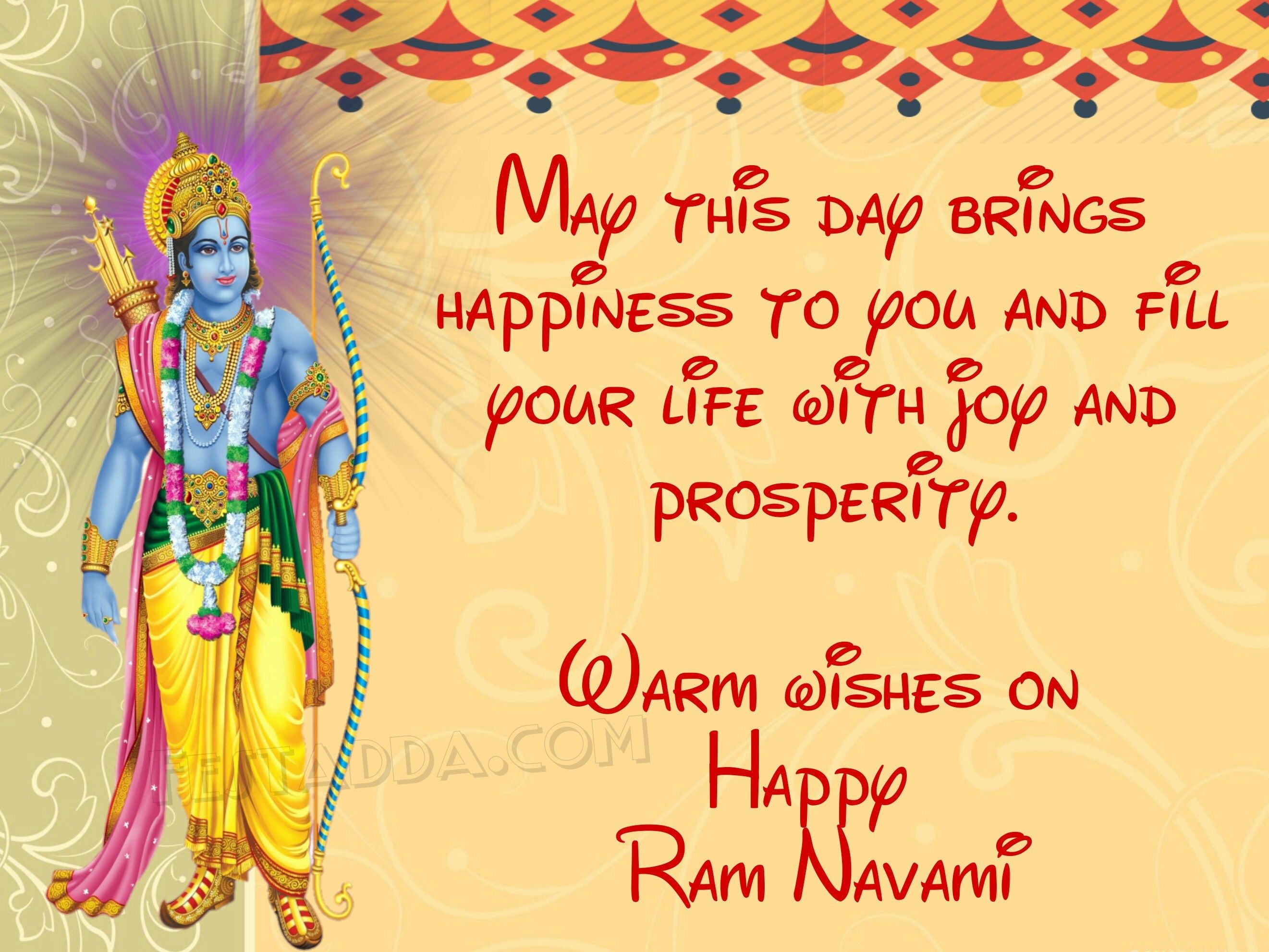 Happy Sri Ram Navami Wishes 2019 Images Photos Wallpapers - Ram Navami Wishes In English , HD Wallpaper & Backgrounds