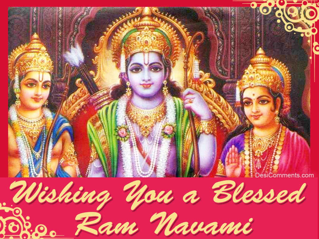 Wishing You A Blessed Ram Navami - Sri Rama Navami 2019 , HD Wallpaper & Backgrounds