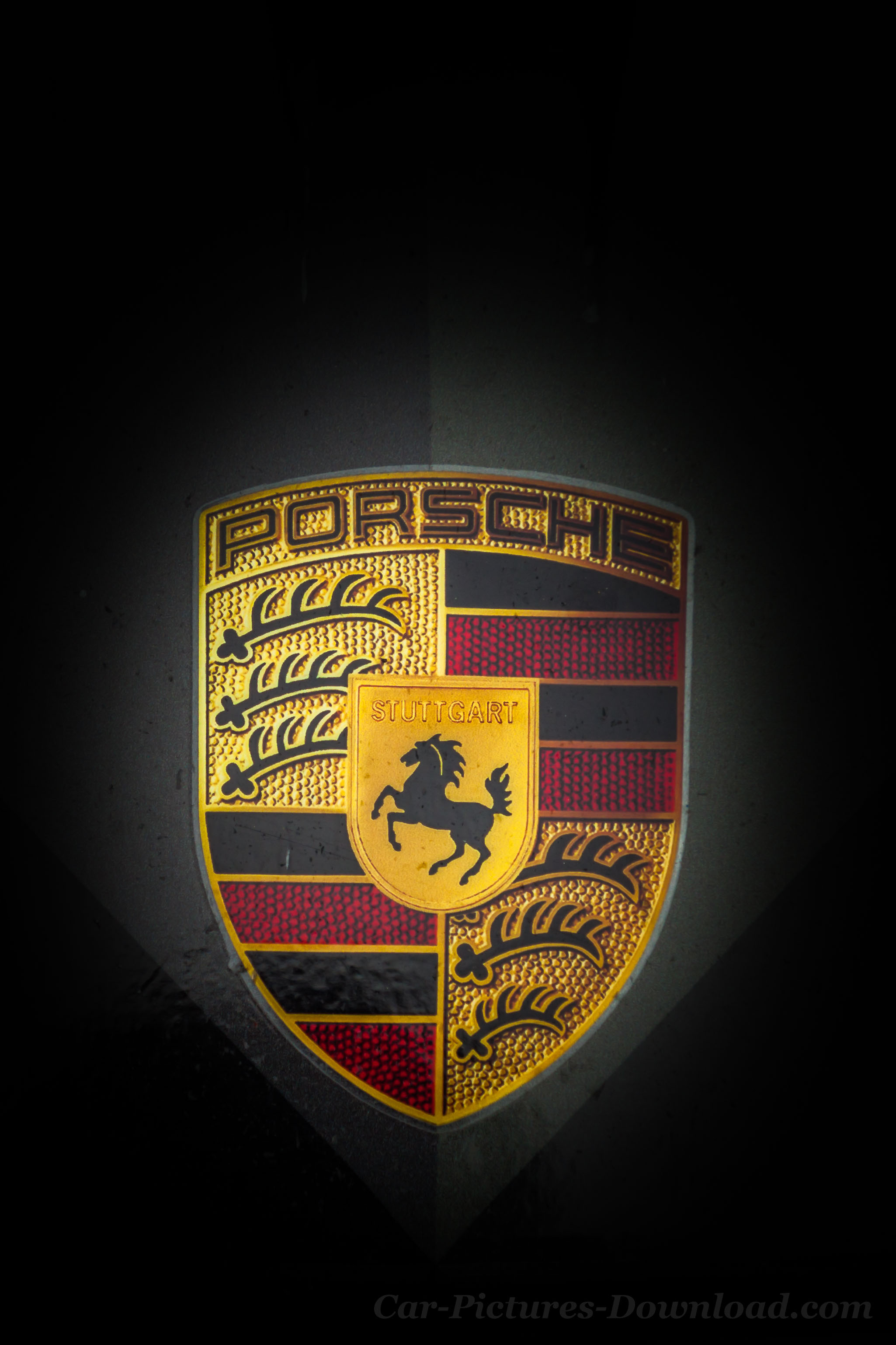 Porsche Simbol Wallpaper Iphone - High Resolution Porsche Logo , HD Wallpaper & Backgrounds