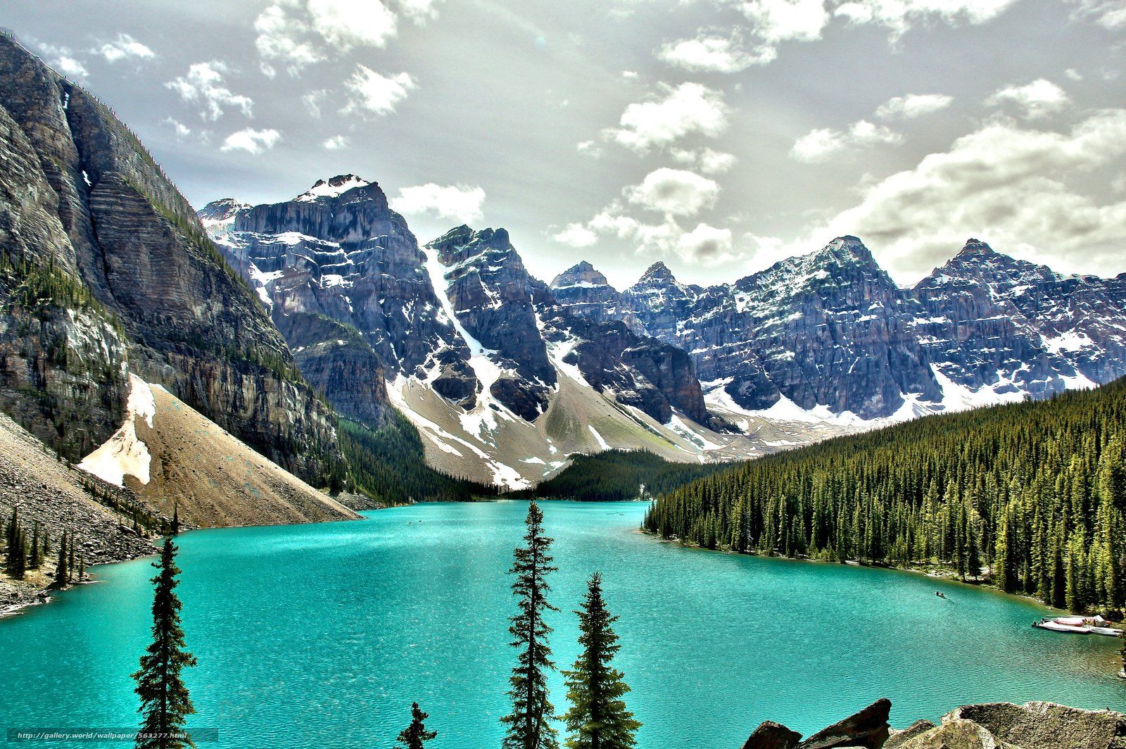 Banff National Park Wallpaper - Moraine Lake , HD Wallpaper & Backgrounds