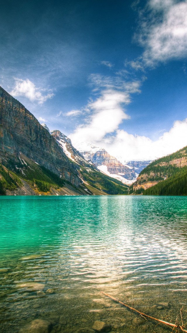 Glacial Lake Louise, 5k, 4k Wallpaper, Canada, National - Dell Ultrasharp U2715h 27 Led Monitor , HD Wallpaper & Backgrounds