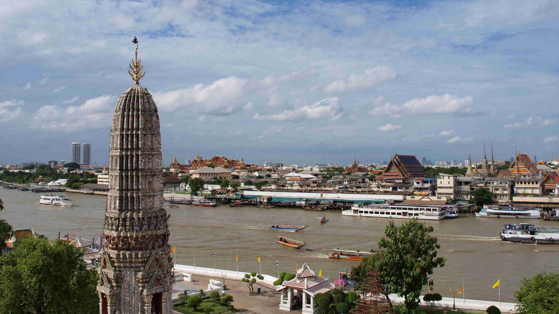 Wat Arun High Definition Wallpaper - Wat Arun View , HD Wallpaper & Backgrounds