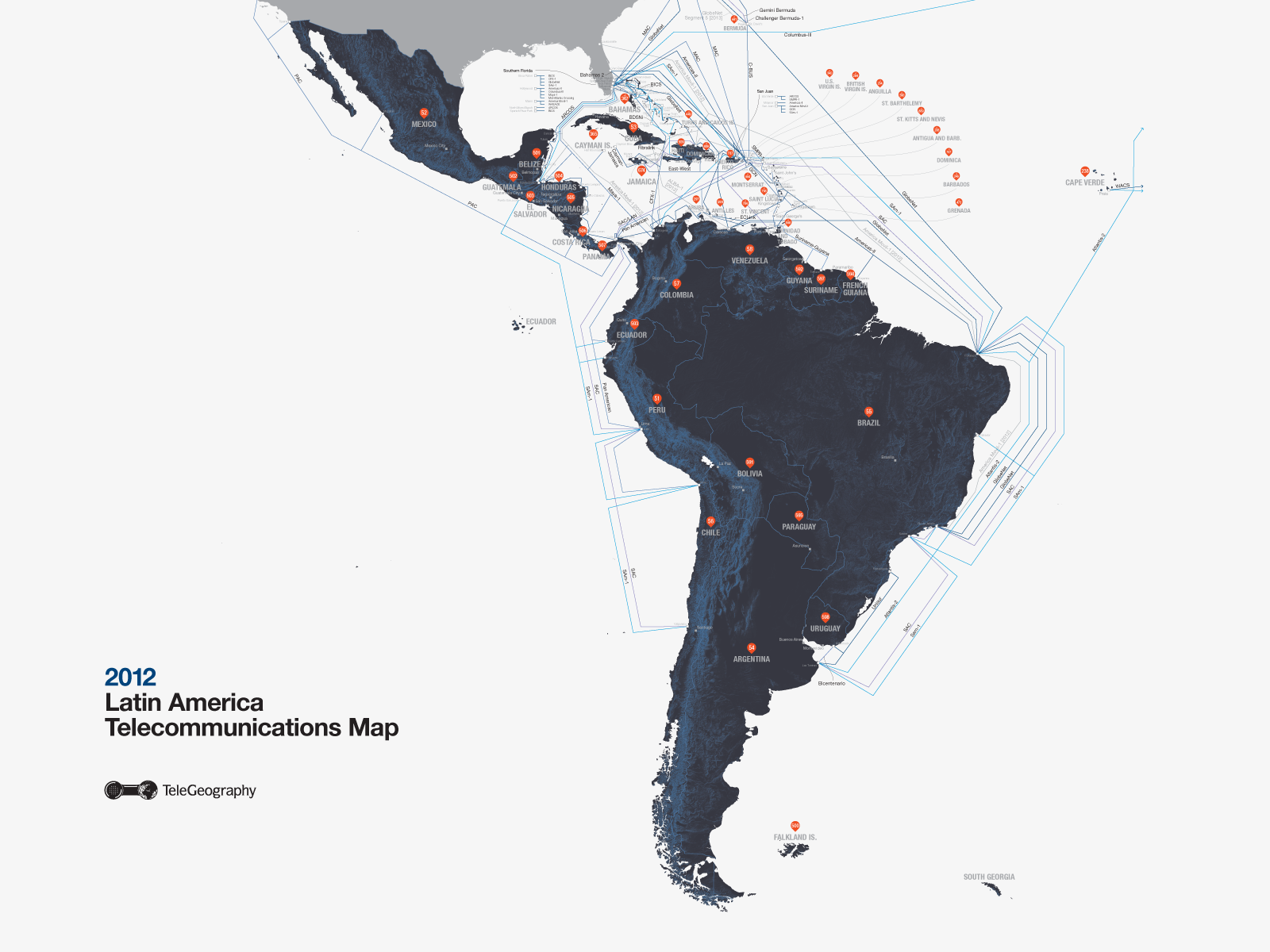 Latin America Telecommunications Map - Latin America Map Silhouette , HD Wallpaper & Backgrounds