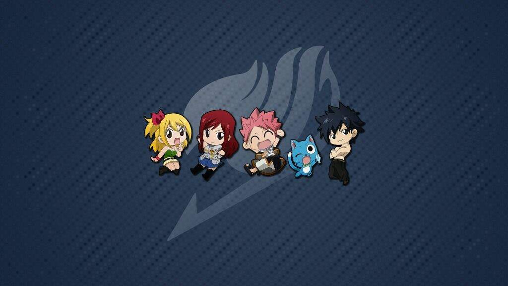 Fairy Tail Chibi Background , HD Wallpaper & Backgrounds
