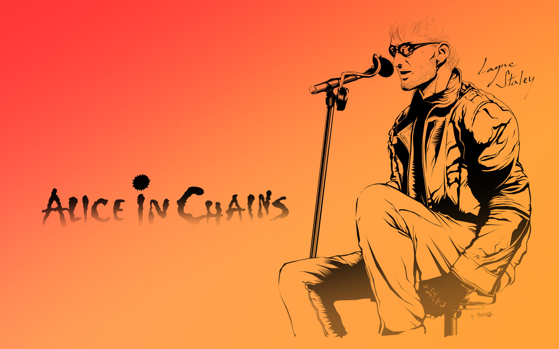 Nmian 32 38 Alice In Chains Wallpaper By Hastati95 - Alice In Chains Wall Paper , HD Wallpaper & Backgrounds