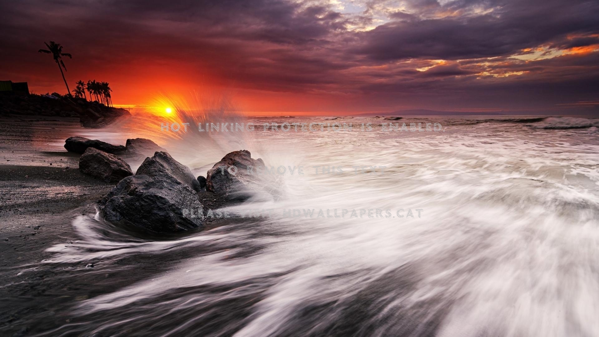Magical Bali Beach At Sunset Rocks Clouds - Sunset Beach Rocks Sea , HD Wallpaper & Backgrounds