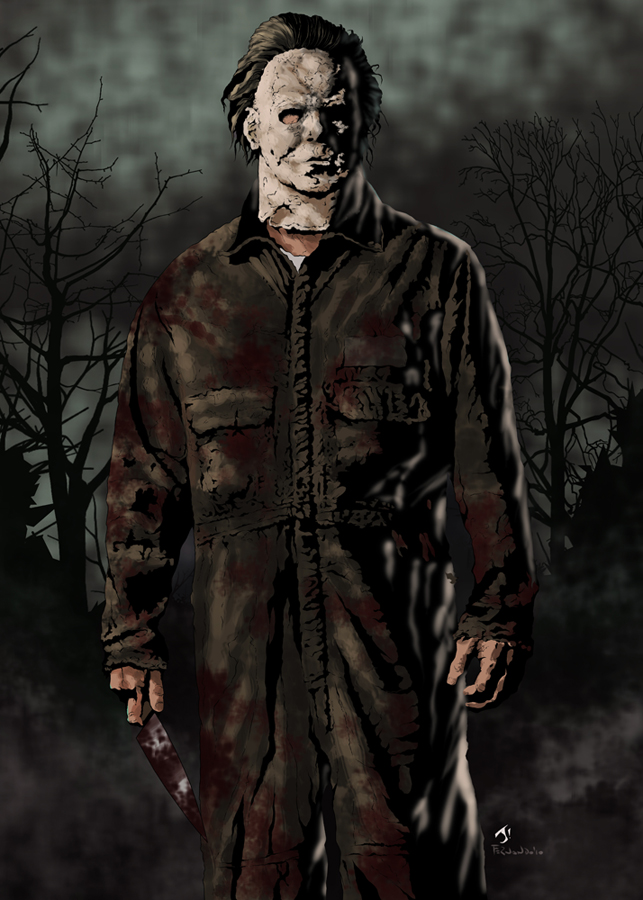 Michael Myers Coloring Pages , HD Wallpaper & Backgrounds