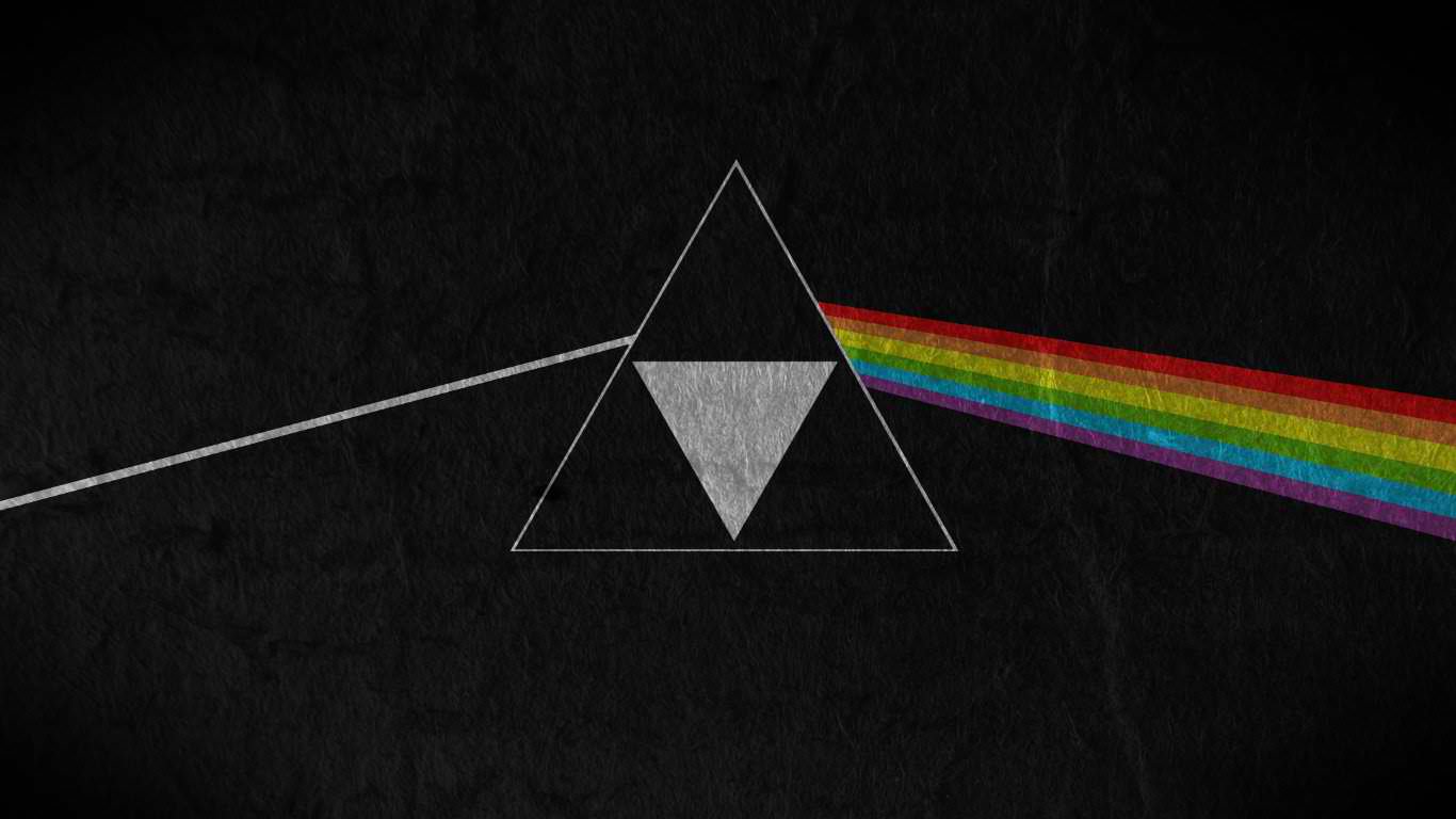 Dark Side Of The Triforce - Dark Side Of The Moon Triforce , HD Wallpaper & Backgrounds