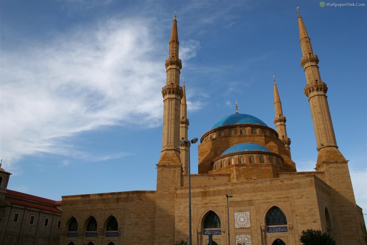 Muslim Mosque In Lebanon , HD Wallpaper & Backgrounds