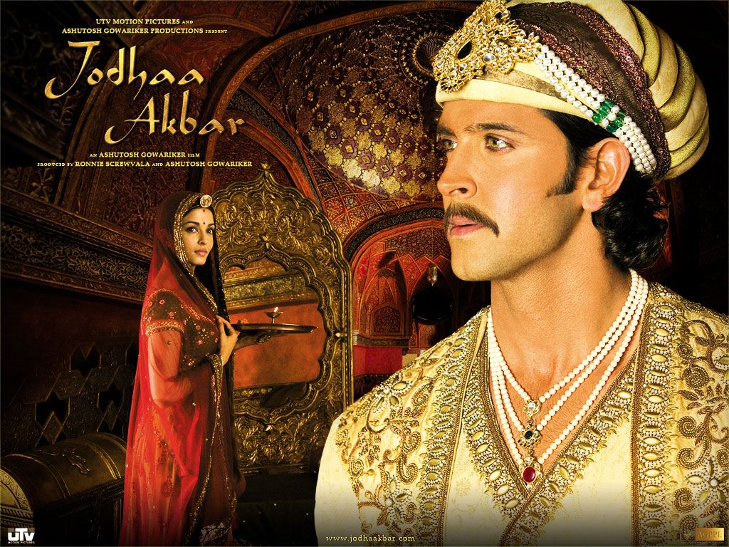 Jodhaa Akbar Wallpaper - Hritik Roshan Movies Poster , HD Wallpaper & Backgrounds