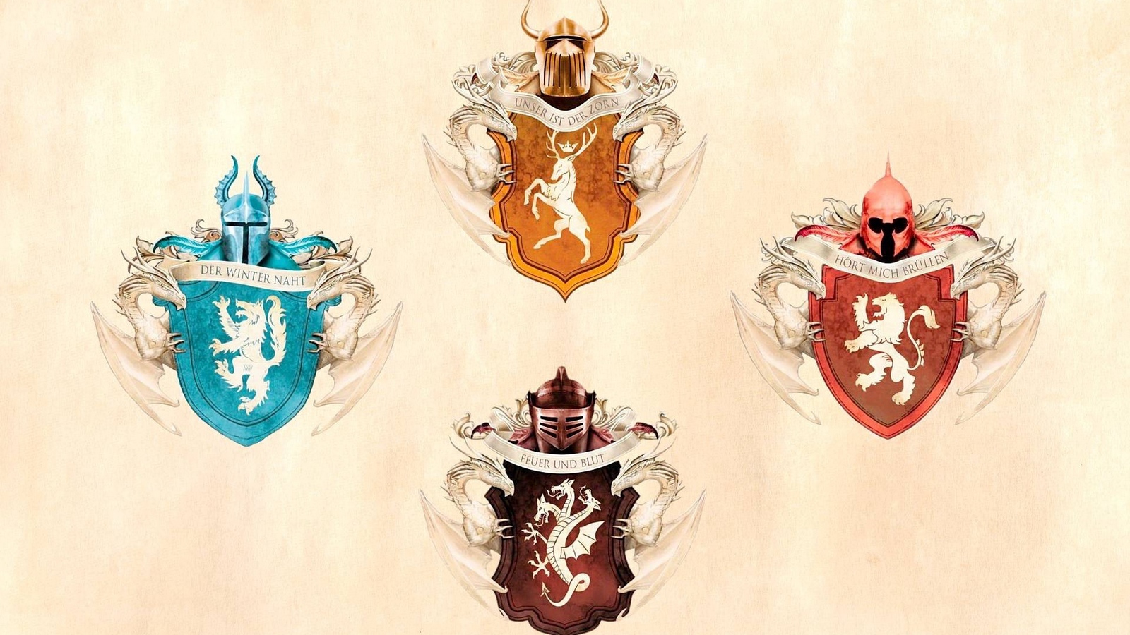 Game Of Thrones Houses Logos , HD Wallpaper & Backgrounds