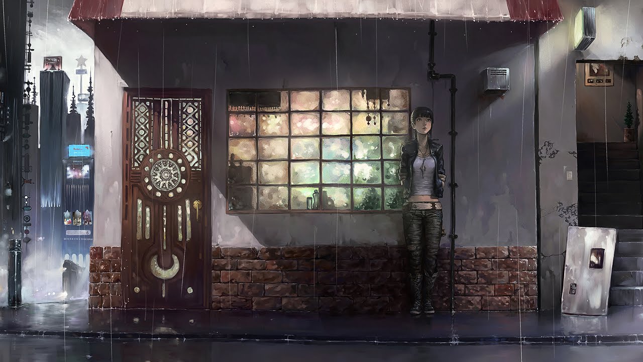 Anime Wallpaper Rainy Day , HD Wallpaper & Backgrounds