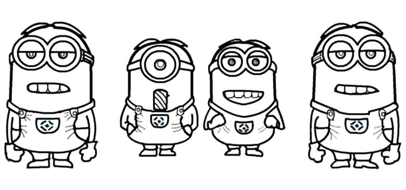 Minion Coloring Pages Ace Coloring Page And Wallpaper - Despicable Me 2 Coloring Sheet , HD Wallpaper & Backgrounds