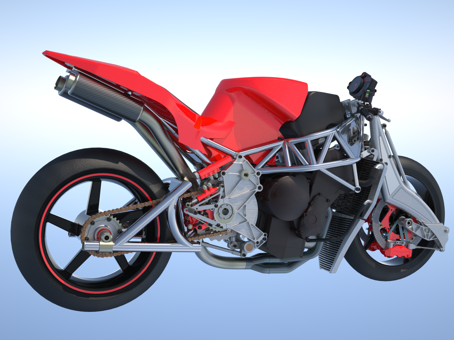 Project Geco, The Homokinetic Shape-shifting Motorcycle - Geco Motorcycle , HD Wallpaper & Backgrounds