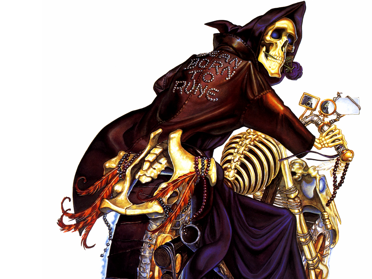 Death Discworld Wallpaper - Death Discworld Terry Pratchett , HD Wallpaper & Backgrounds