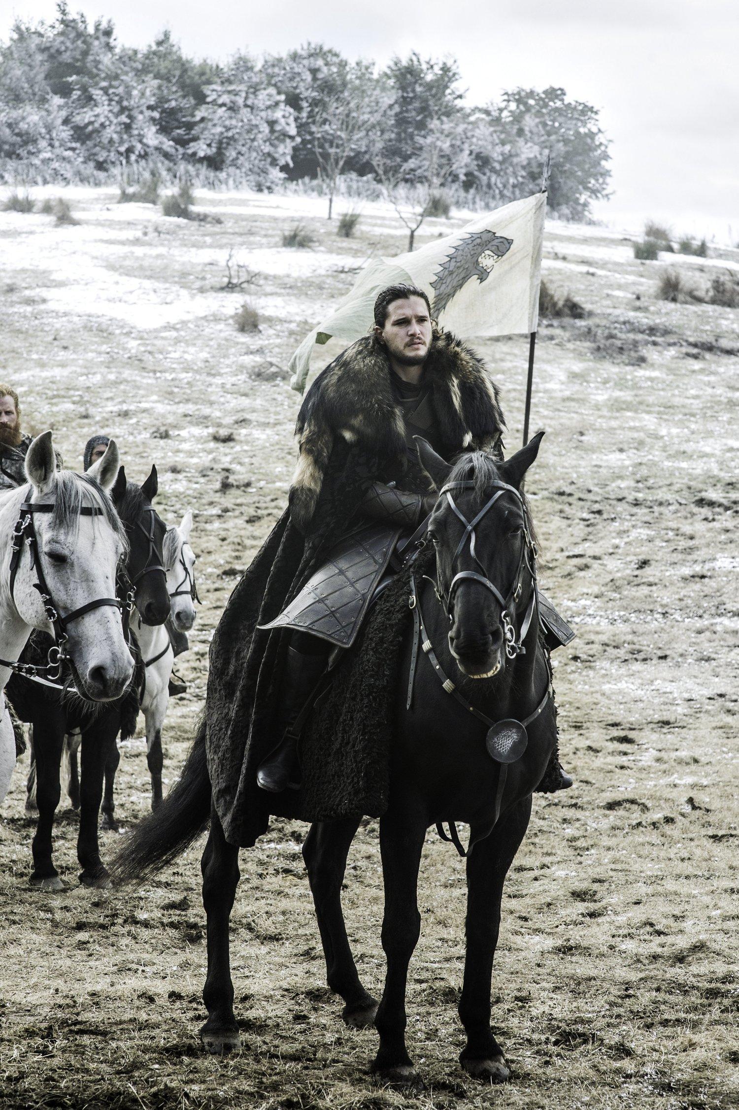 Kit Harington As Jon Snow - Game Of Thrones Horse Meme , HD Wallpaper & Backgrounds