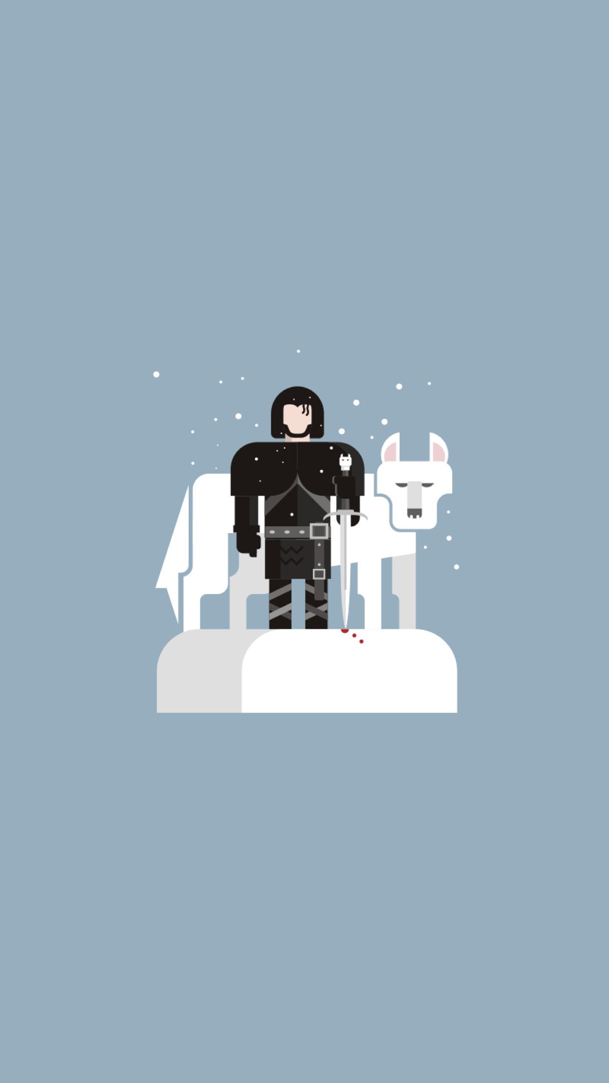 Jon Snow, Game Of Thrones - Illustration , HD Wallpaper & Backgrounds