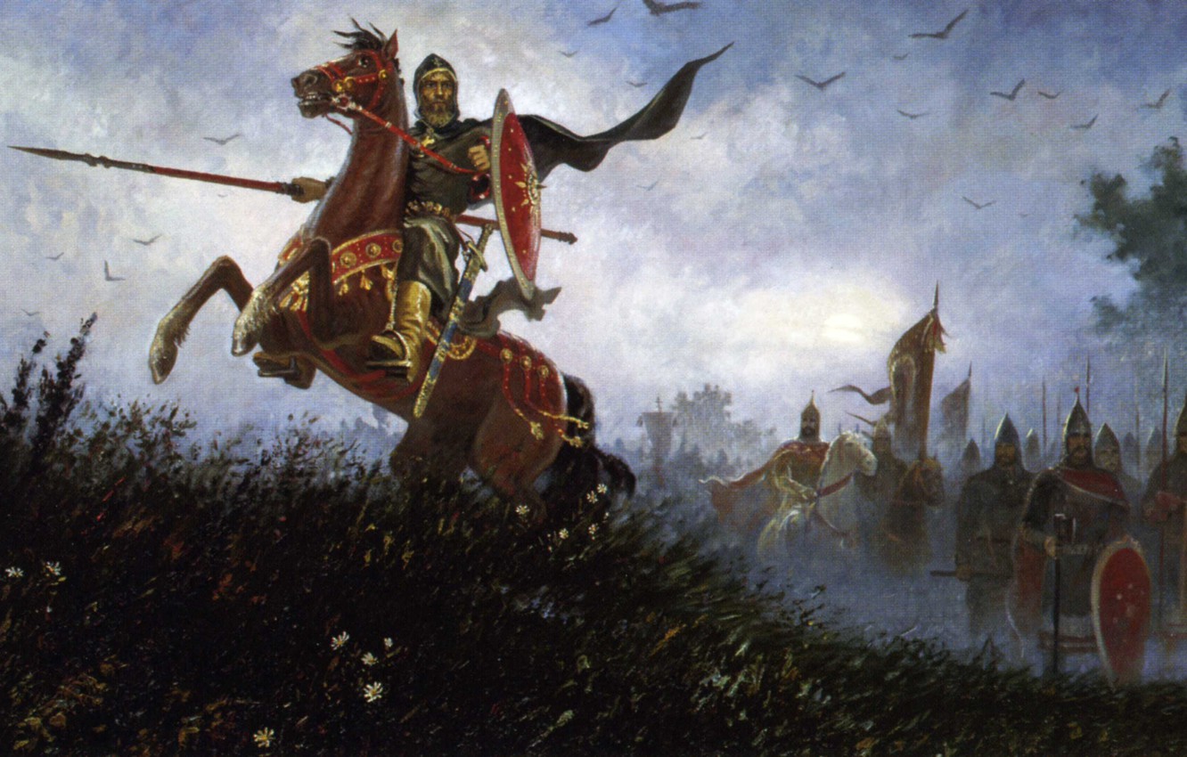 Photo Wallpaper Horse, Russia, Slavs, Olshansky Boris, - Mount And Blade Calradian Empire , HD Wallpaper & Backgrounds